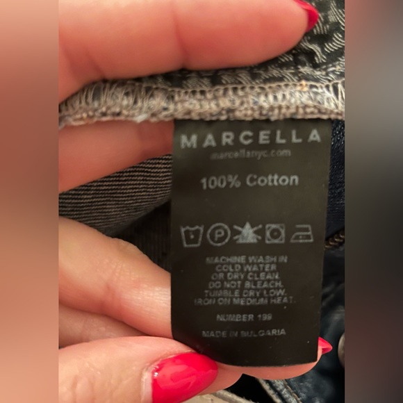 Marcella NYC - Francis Jean - Light Blue, 100% Cotton, Size 25 w/ 28” Inseam - Picture 13 of 15